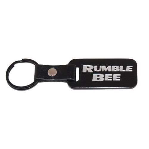 "Rumble Bee" Black Key Chain with Silver Lettering "Rumble Bee" Black Key Chain with Silver Lettering